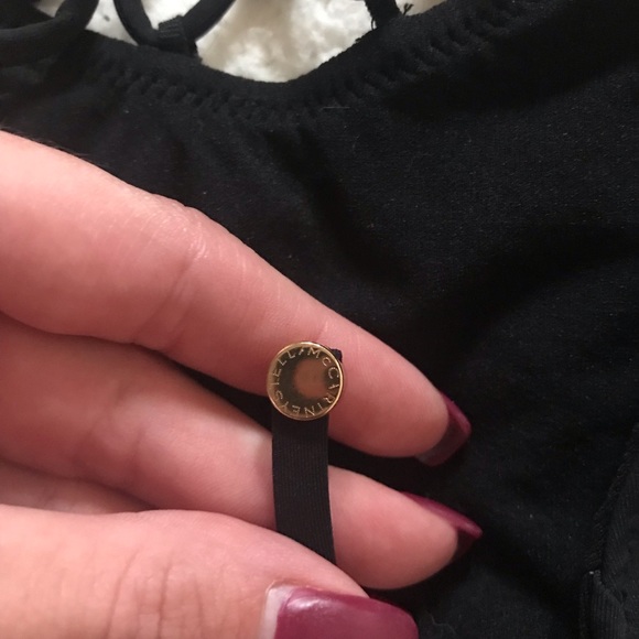 NWT | Stella McCartney | Black Mesh One Piece Swimsuit Size Small - Picture 9 of 11